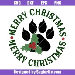 Merry-christmas-cat-paw-print-svg,-christmas-cat-svg,-xmas-pet-svg