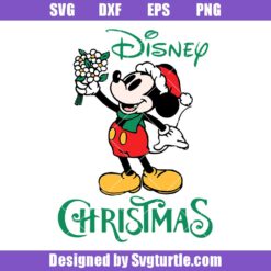 Merry Christmas Disney Mickey Svg, Disney Christmas Svg