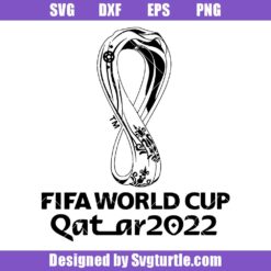 Qatar FIFA World Cup Logo Svg, World Cup 2022 Emblem Svg