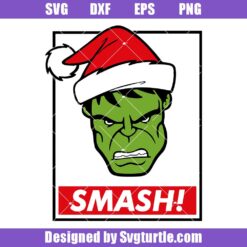 Super Hulk Christmas Svg