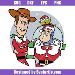 Toy story christmas svg