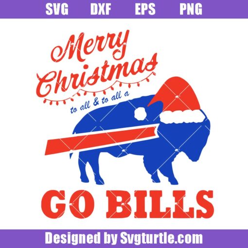 Buffalo-football-christmas-svg,-christmas-eve-football-svg
