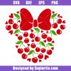 Cherry Mouse Head Svg