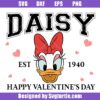 Daisy Duck Happy Valentine's Day Svg
