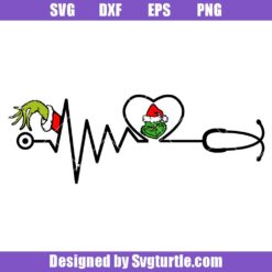 Grinch-stethoscope-christmas-svg,-grinch-hand-svg,-nurse-svg