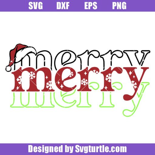 Merry-christmas-mirrored-svg,-christmas-vibes-svg,-merry-svg