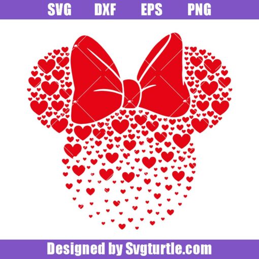 Mouse Hearts Svg