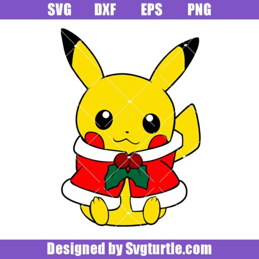 Pikachu Cute Baby Svg