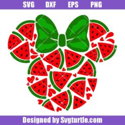 Watermelon-mouse-head-svg,-summer-fruits-svg,-watermelon-svg