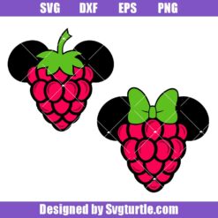 Mouse Ears Raspberry Svg