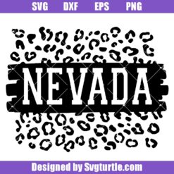 Nevada-leopard-print-svg,-united-states-of-america-svg,-america-svg