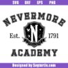 Nevermore-academy-svg,-academy-logo-svg,-wednesday-svg