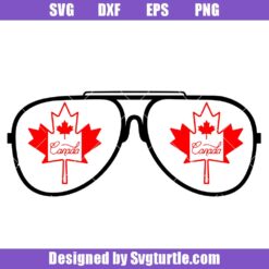 Canada Flag Sunglasses Svg