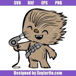 Chewbacca-hair-dryer-svg,-chewbacca-star-wars-svg,-movies-svg