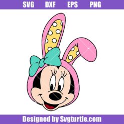 Easter Bunny Minnie Svg