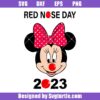 Minnie Mouse Red Nose Day Svg