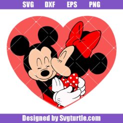 Mouse Valentines Day Svg