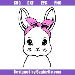 Pink-ribbon-rabbit-svg,-easter-cute-bunny-svg,-easter-sunday-svg