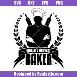 World's Okayest Baker Svg