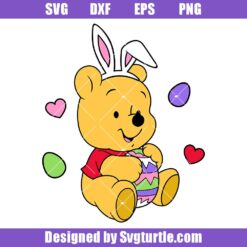 Baby-winnie-the-pooh-happy-easter-svg,-funny-easter-svg