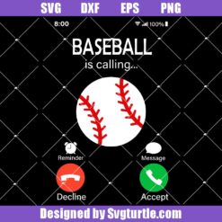 Baseball is Calling Svg