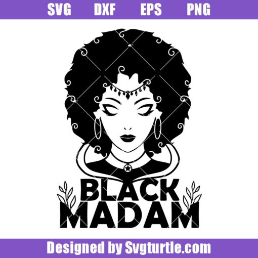 Black-girl-magic-svg,-black-madam-svg,-afro-queen-svg