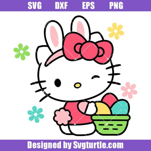 Cute-kitty-cat-happy-easter-svg,-easter-egg-svg,-cute-kitty-svg