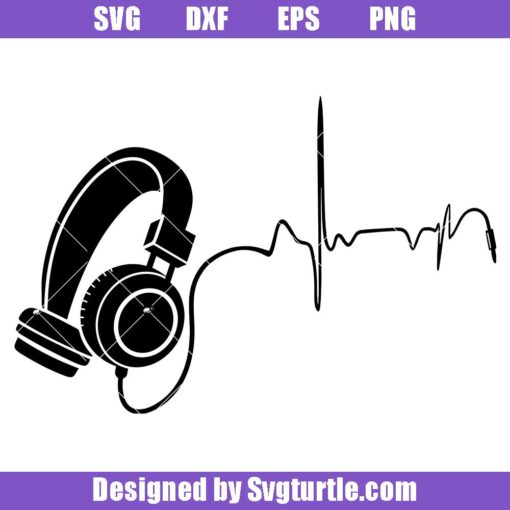 Dj-headphone-audio-svg,-music-pulse-svg,-music-svg