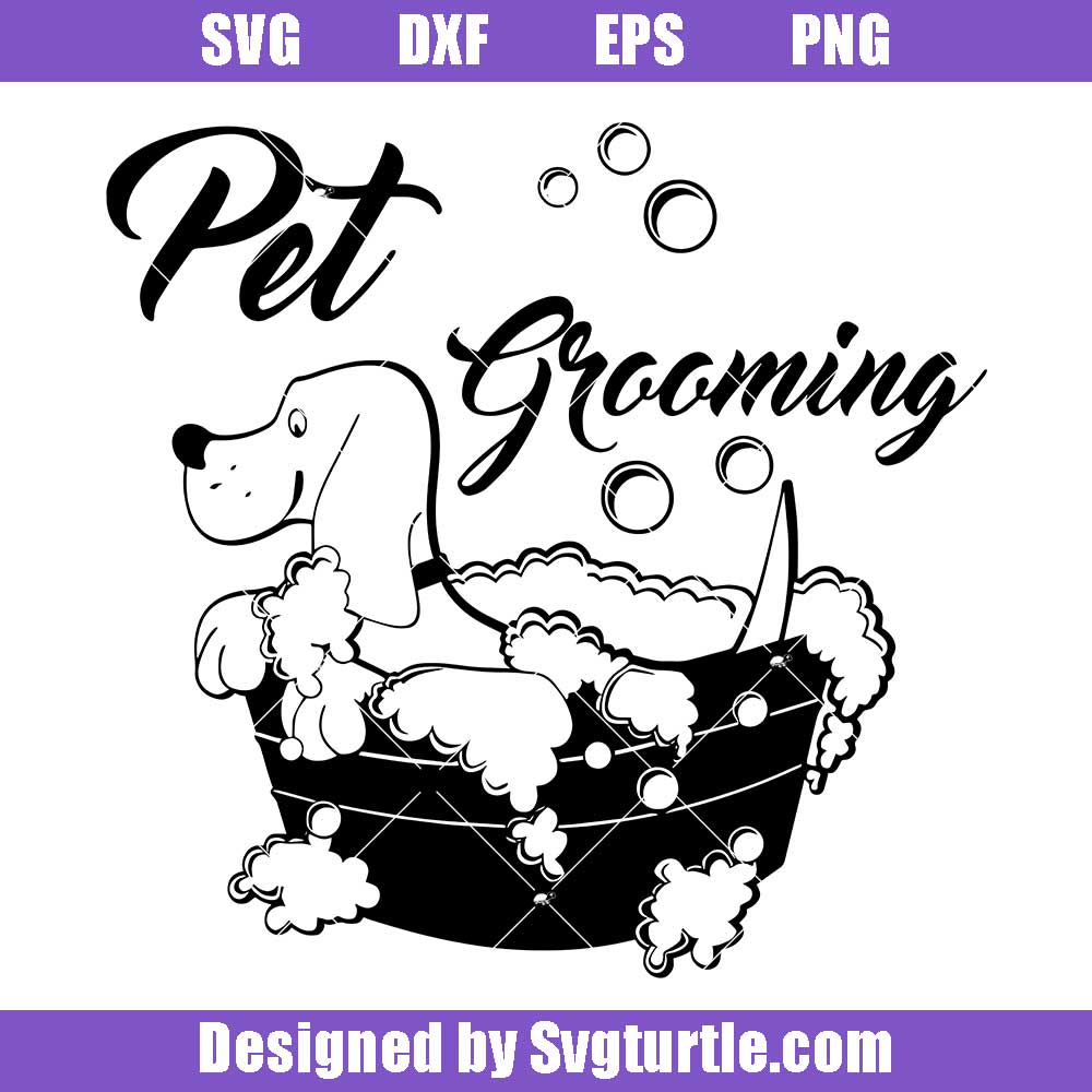 Pet Grooming Salon Svg, Dog Grooming Salon Svg