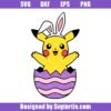 Pikachu Happy Easter Svg