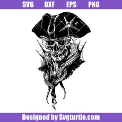 Pirate-captain-skull-svg,-sailor-skeleton-svg,-skull-svg