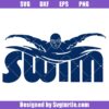 Swimmer Man Svg