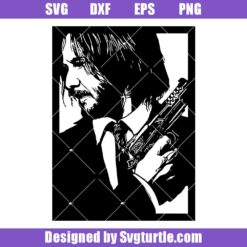 The Man with the Gun Svg
