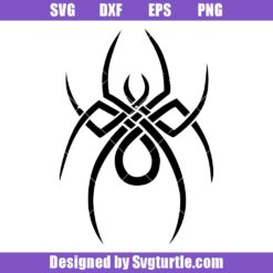 Tribal Spider Svg, Spider Logo Svg, Spider tattoo Svg