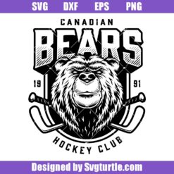 Bears Hockey Club Svg, Unleashing the Power Bears Svg