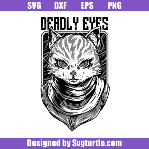 Cat's Deadly Eyes Svg