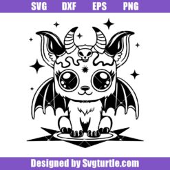 Cute Vampire Bat Svg