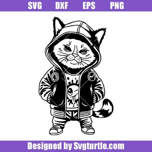 Hip-hop-hipster-cat-svg,-cool-cat-svg,-angry-cat-svg