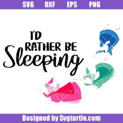 Id Rather Be Sleeping Svg