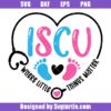 Iscu-nurse-where-little-things-matter-svg,-iscu-stethoscope-heart-svg