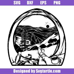 Into-the-wild-svg,-adventure-awaits-svg,-mountain-camping-svg