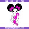 Pink-ribbon-with-baby-afro-svg,-awareness-breast-cancer-svg