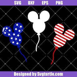 4th of July Balloons Svg
