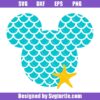 Mermaid scales mouse heads svg