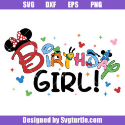 Minnie Mouse Birthday Svg, Birthday Girl Svg, Magical Birthday Svg