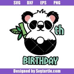Panda-number-8-svg,-panda-birthday-svg,-birthday-boy-panda-svg