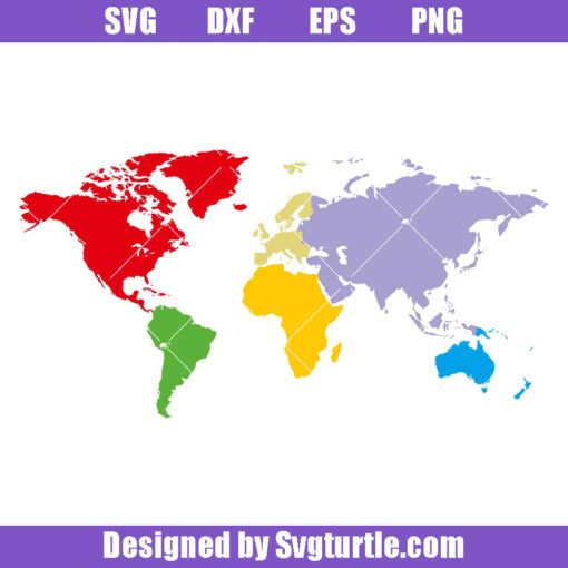 Shape Global Map Svg