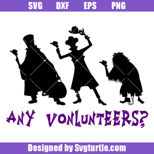 Any Volunteer Svg