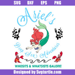 Ariel’s Deep Sea Adventures Whosits And Whatsits Galore Svg