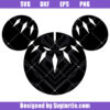 Black Panther Mouse Head Svg, Avengers Svg, Mouse Ears Svg